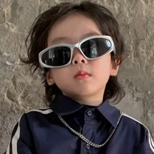 Outdoor silver with black shade sunglasses