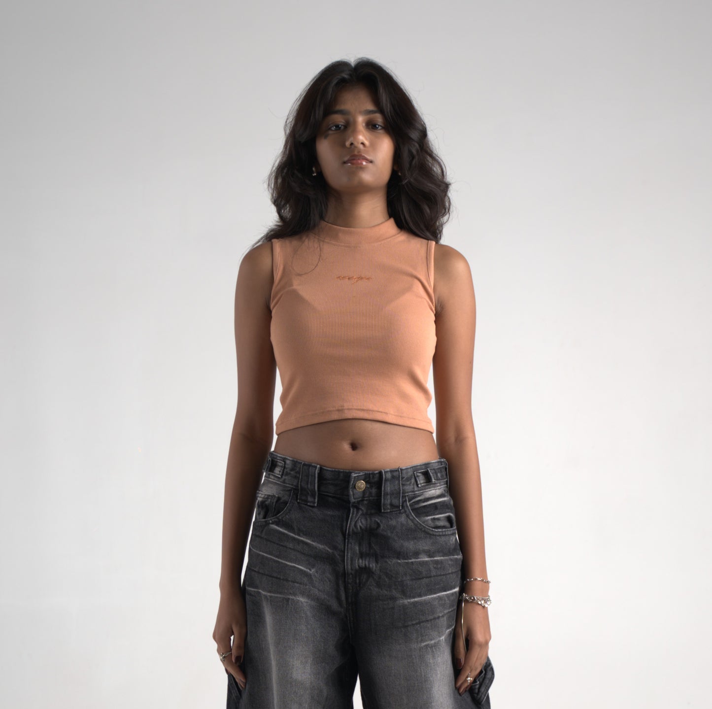 orange croptop