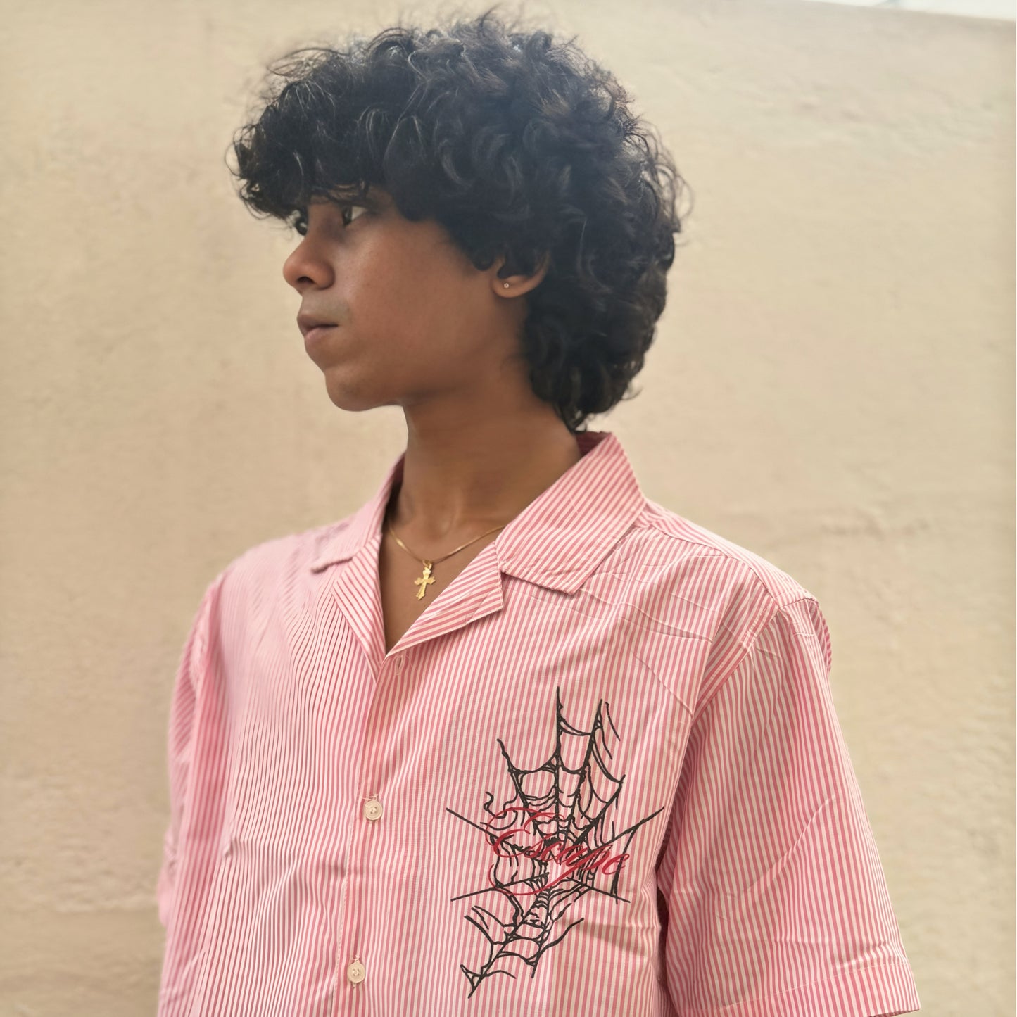 PINK STRIPE SHIRT