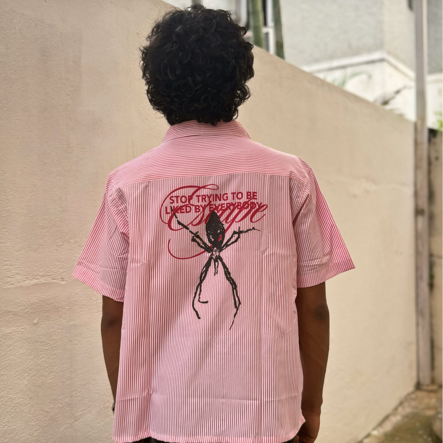 PINK STRIPE SHIRT