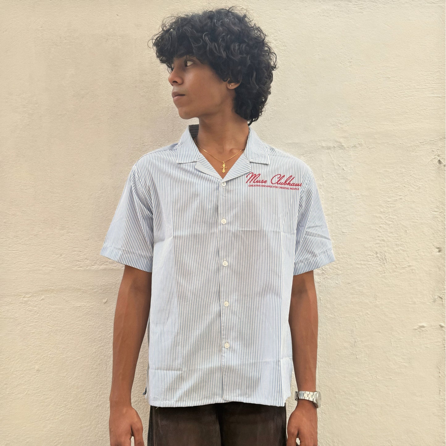 SKY BLUE STRIPE SHIRT