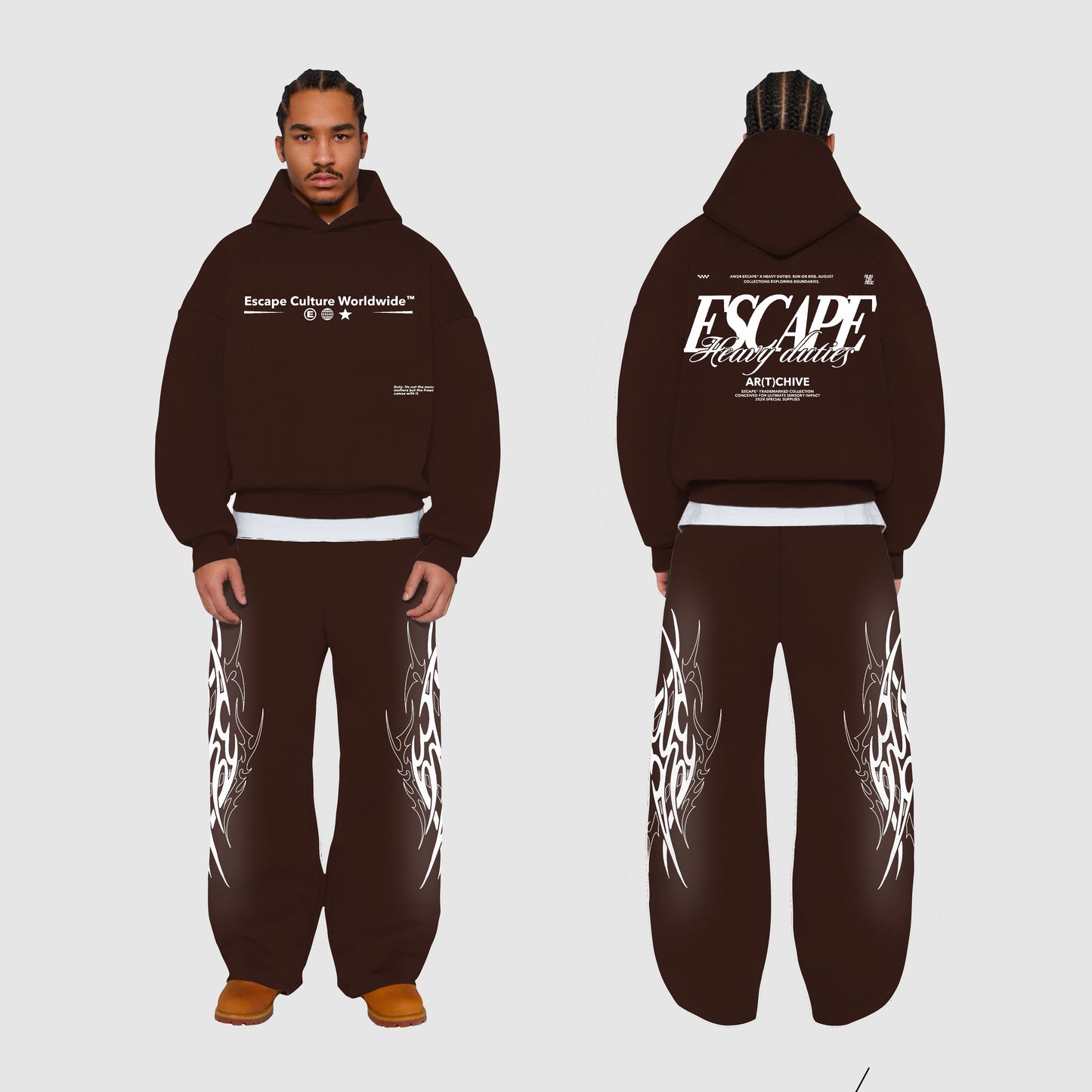 Brown Sweat Pant