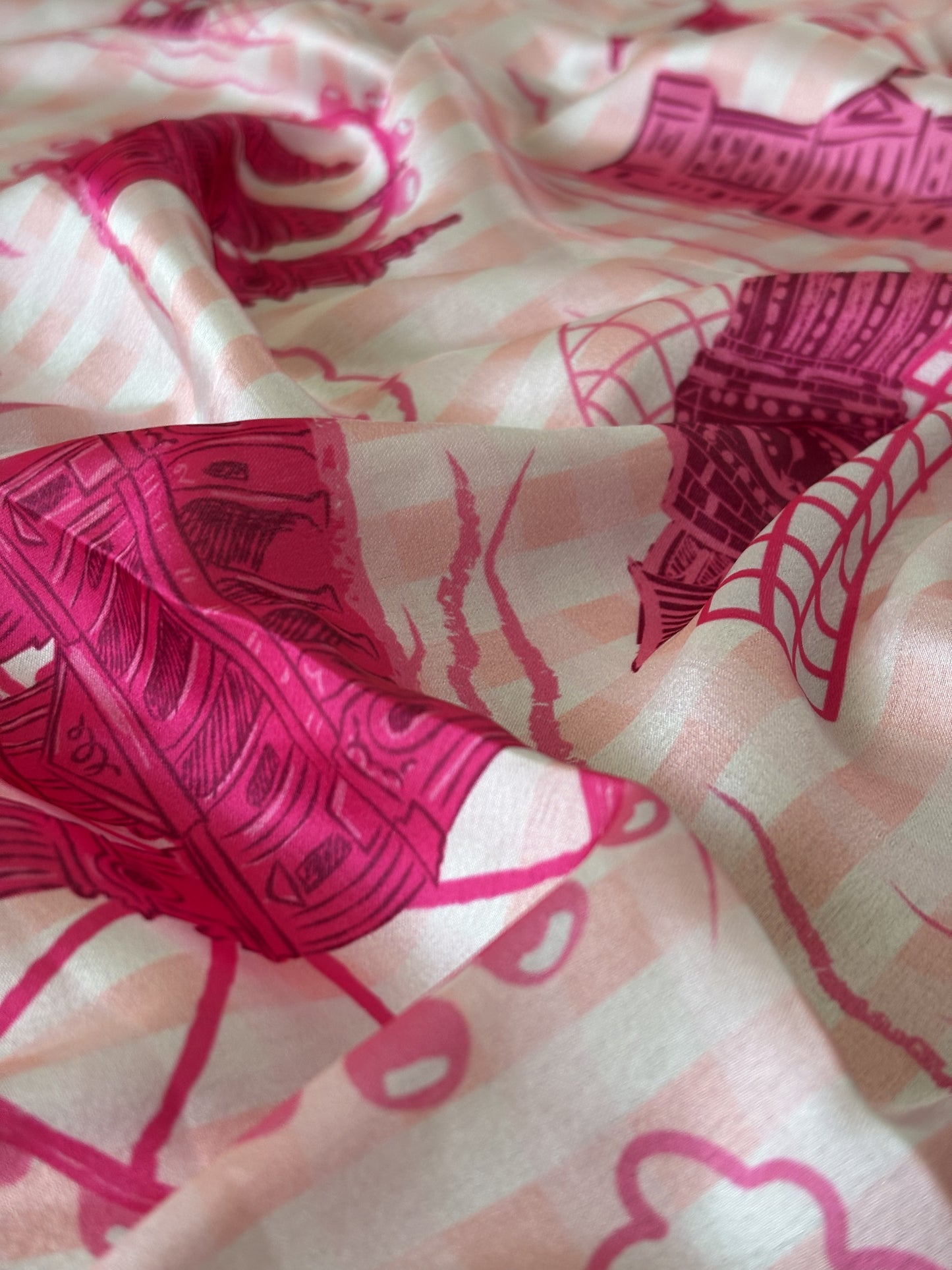 THE PINK CITY SCARF