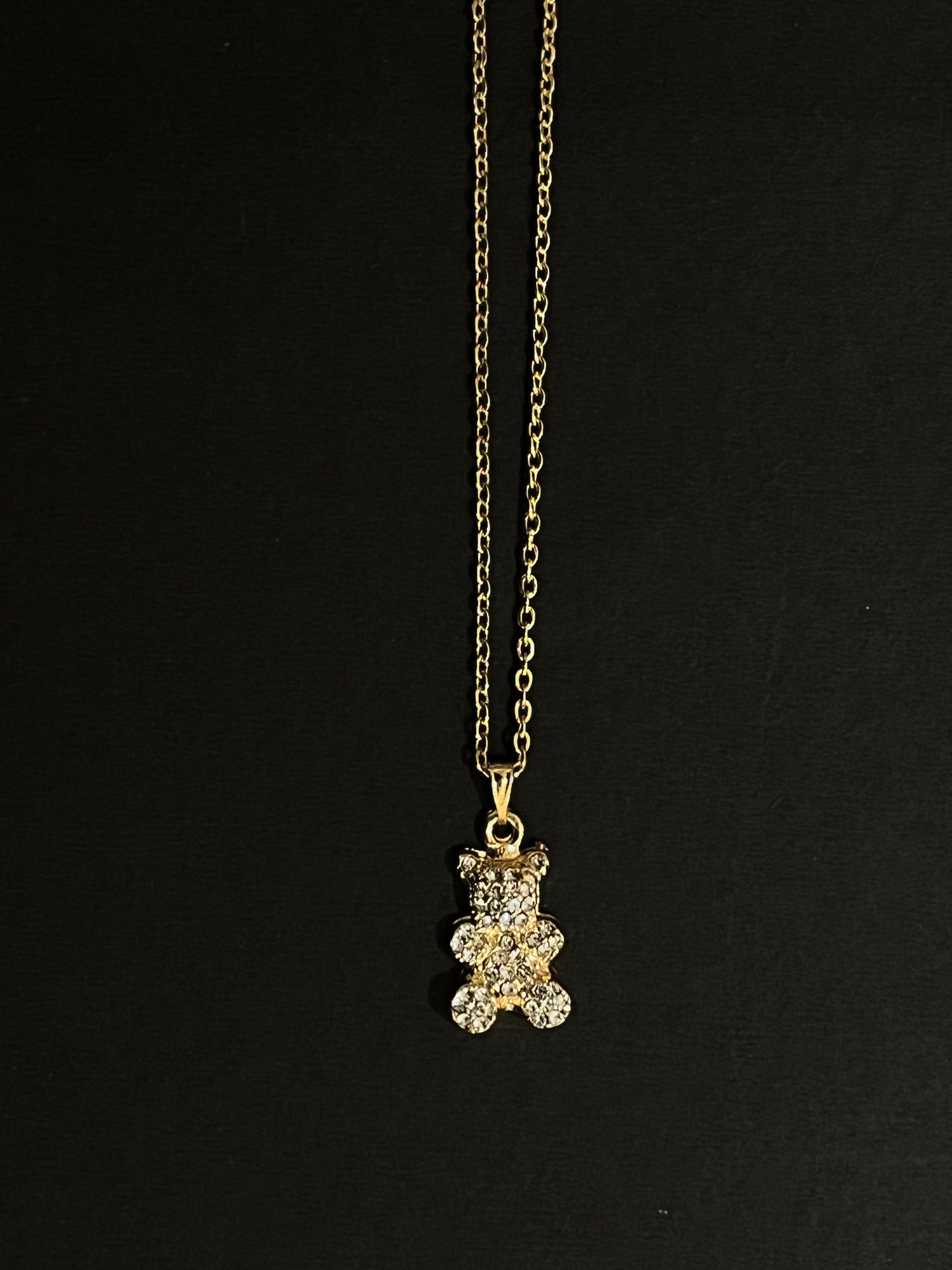 Iced out golden teddy