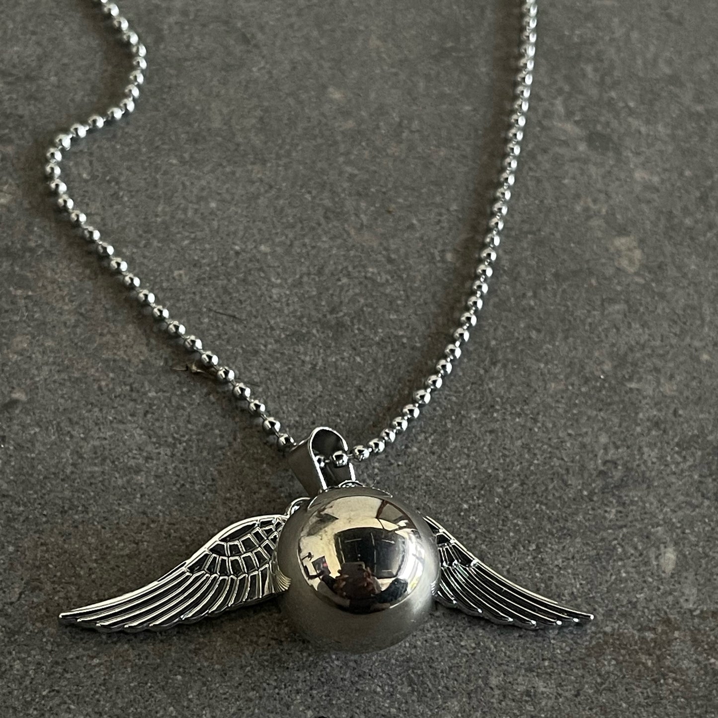 silver snitch ball chain