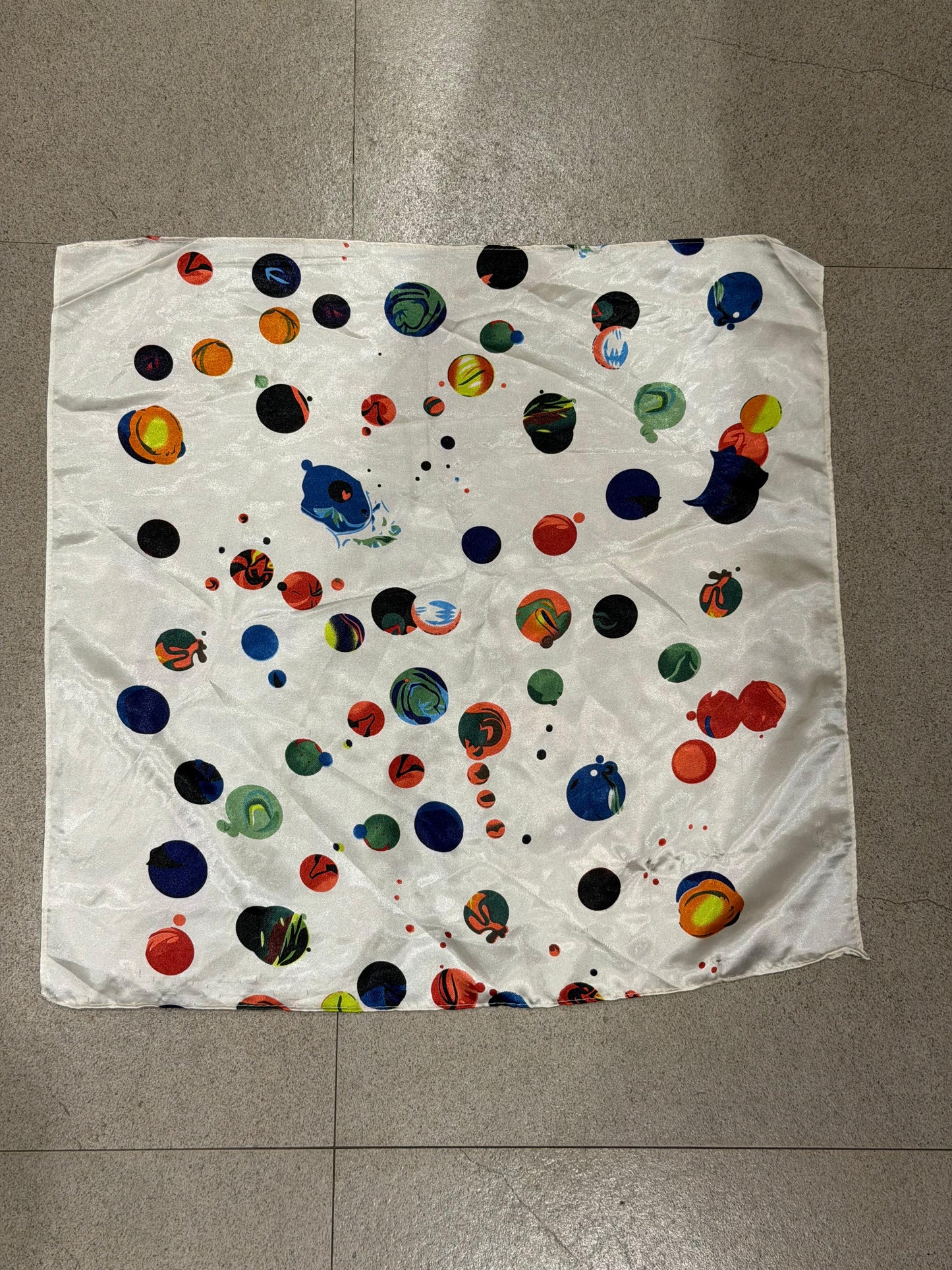 Orbit Satin Scarf