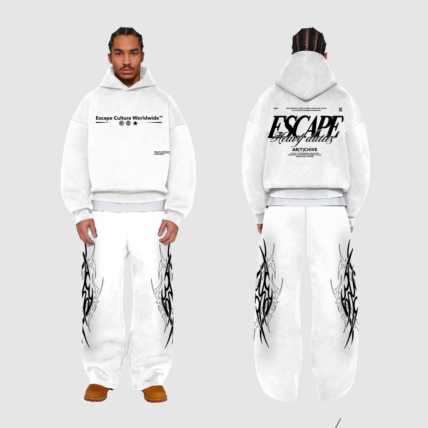 White Sweat Pant