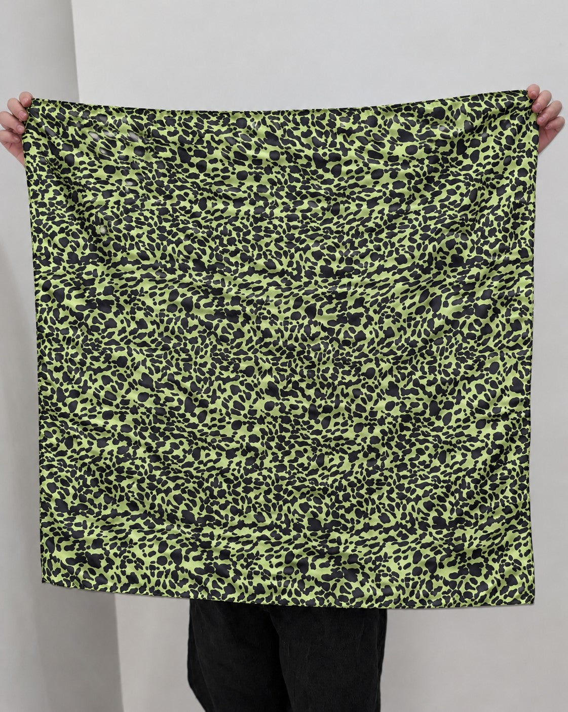 Lime Leopard Bandana