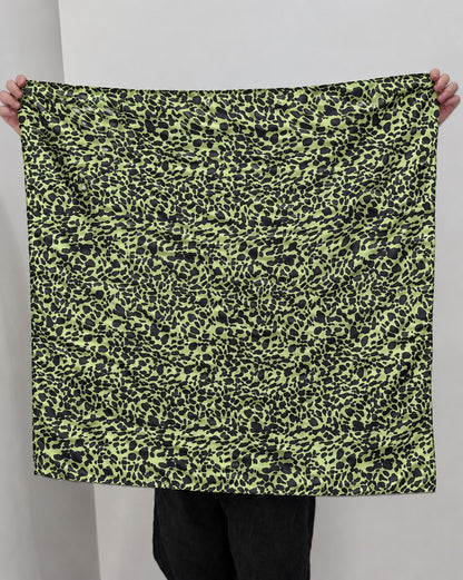 Lime Leopard Bandana