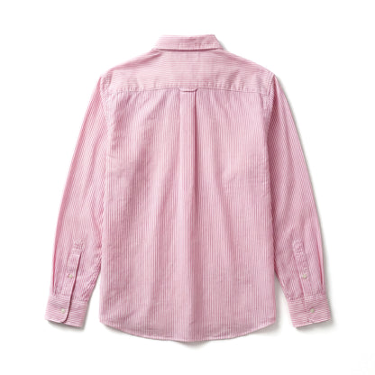 Pink Striped Button-Down Shirt