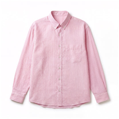 Pink Striped Button-Down Shirt