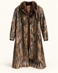 Brown Panel Trench Coat