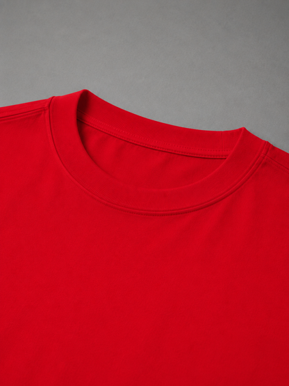 ESCAPE ESSENTIAL RED BOXY TEE