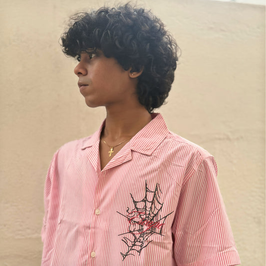 PINK STRIPE SHIRT