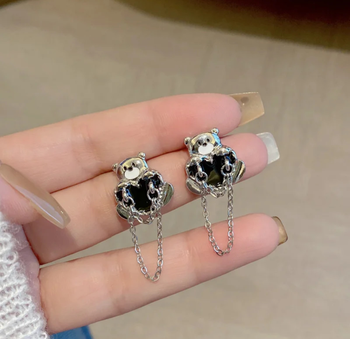 Panda chain Earing