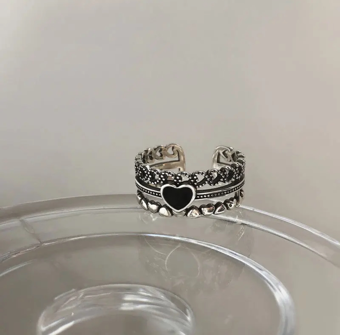 Black love ring