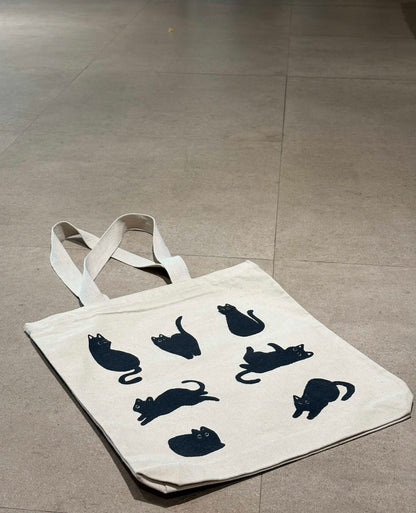 “Black Cat Mood” Tote