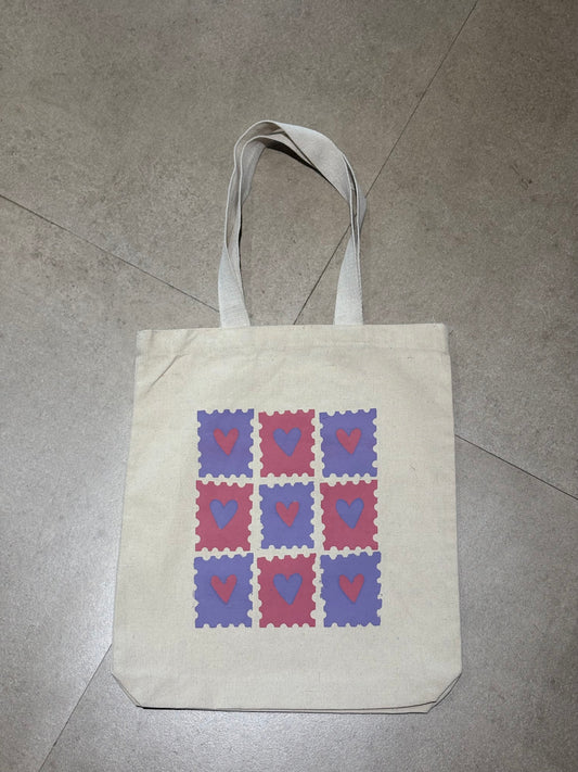Heart Stamp Tote