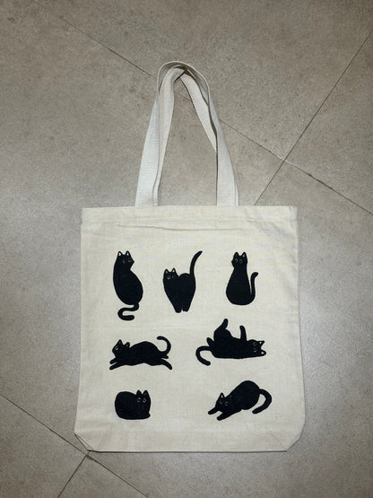 “Black Cat Mood” Tote