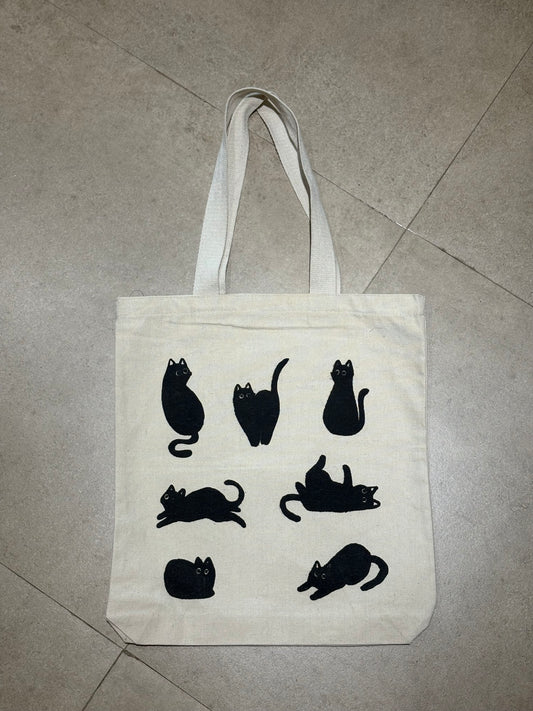“Black Cat Mood” Tote