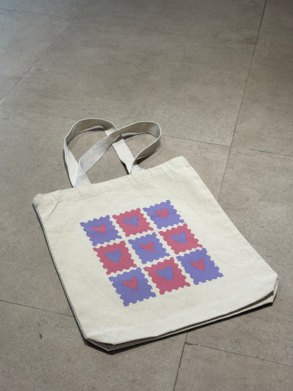 Heart Stamp Tote