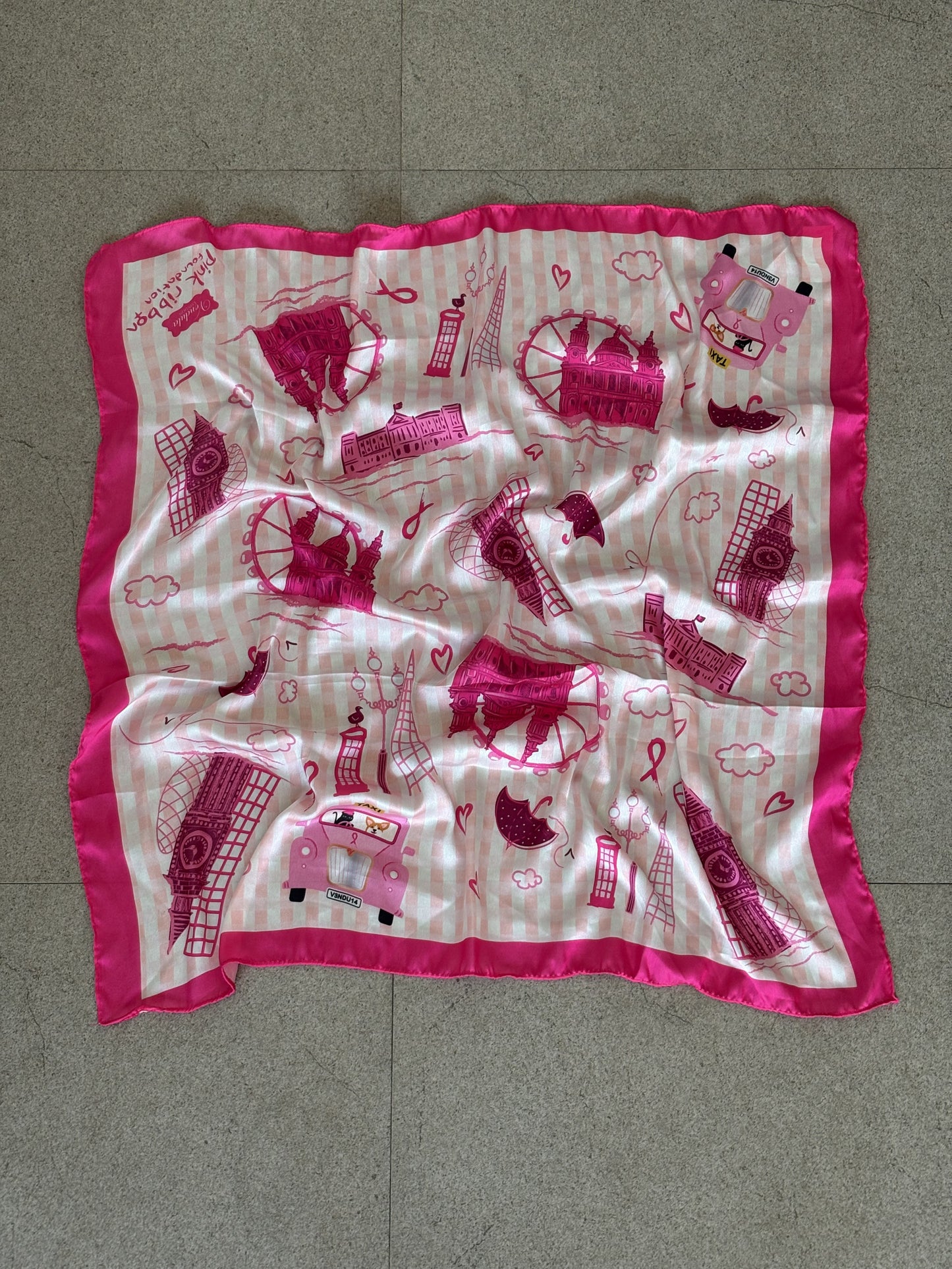 THE PINK CITY SCARF