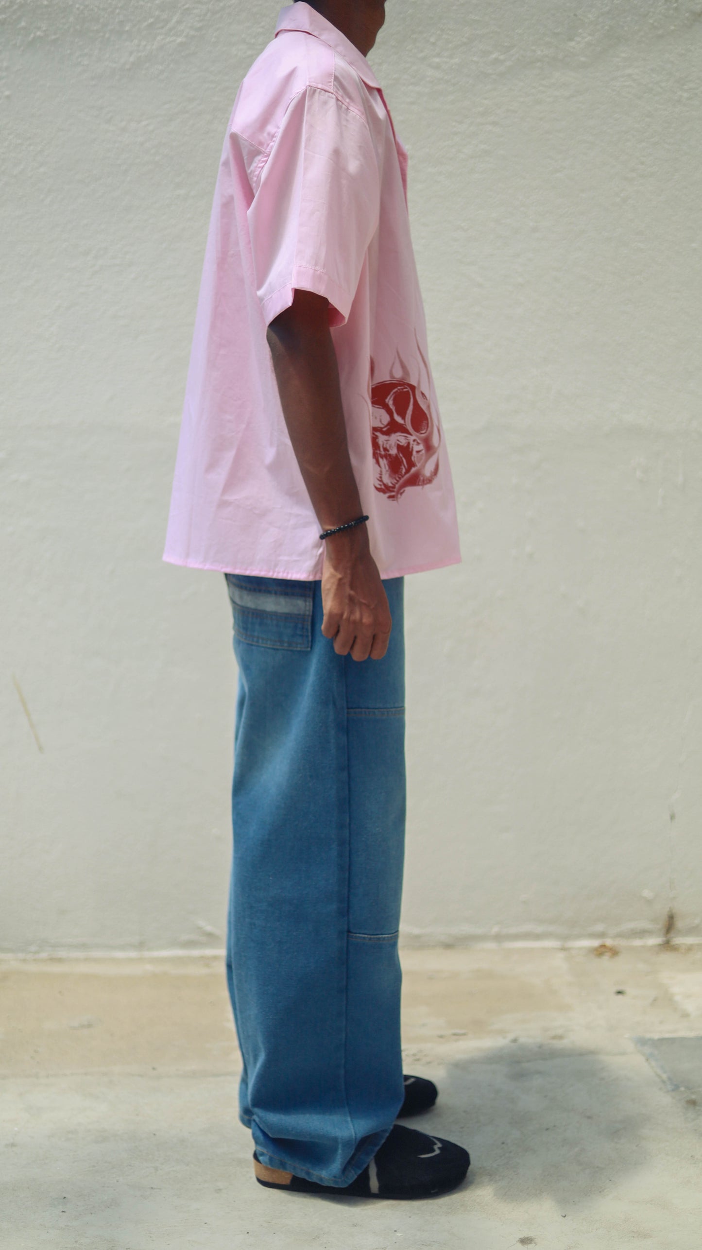 SKULL Pink Shirt