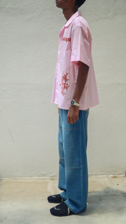 SKULL Pink Shirt