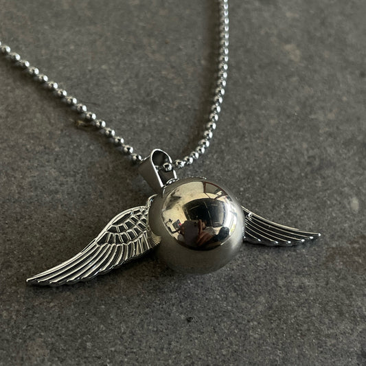 silver snitch ball chain