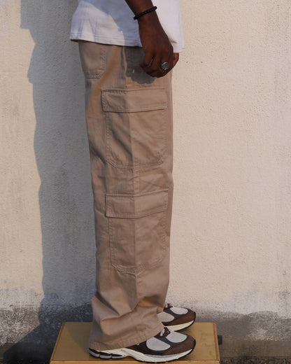 6 pocket beige cargos