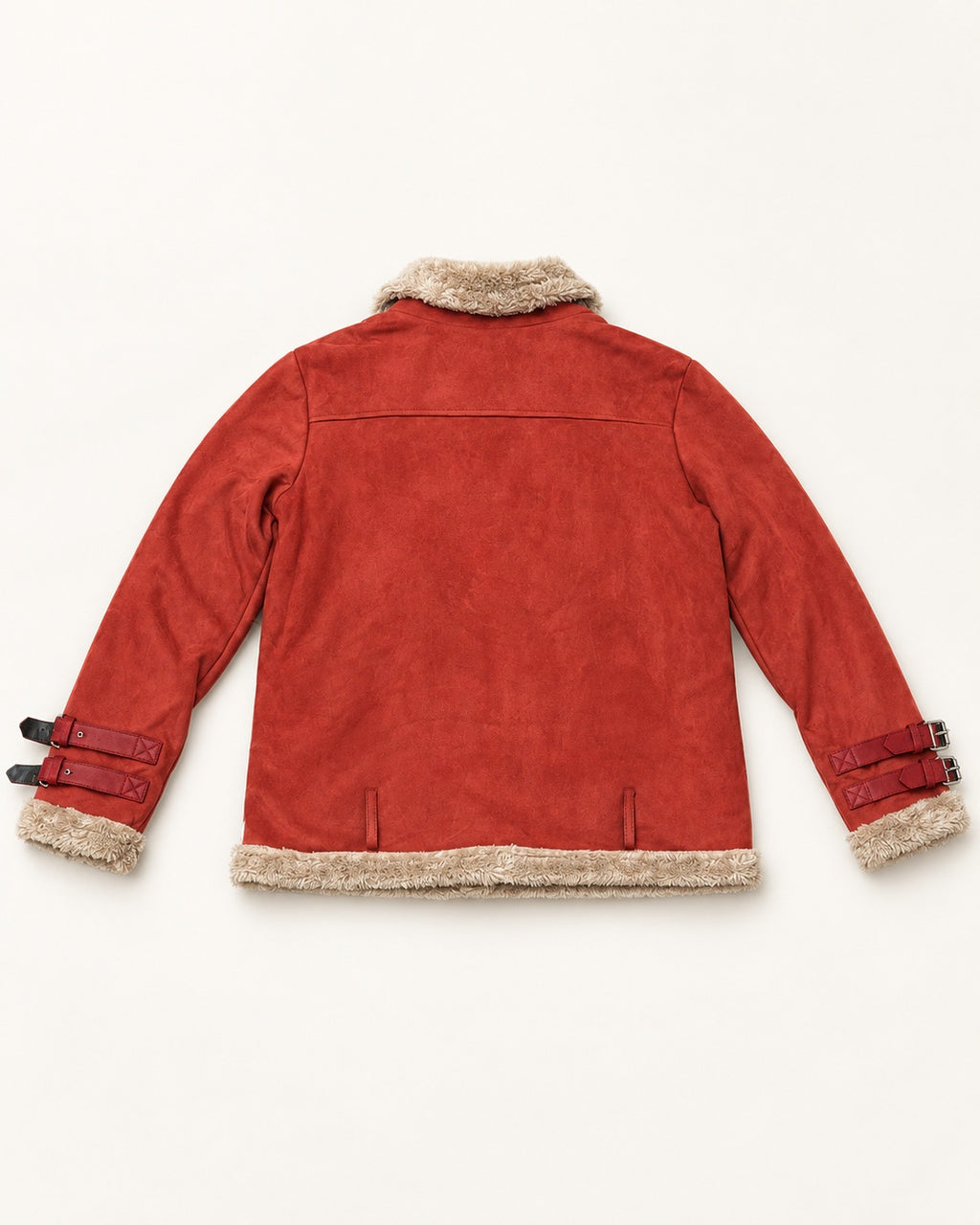 Rust Shearling Jacket