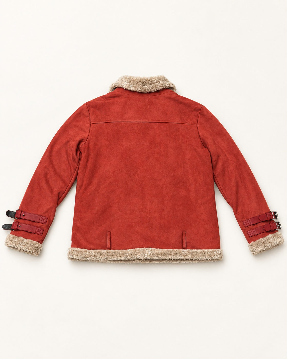 Rust Shearling Jacket
