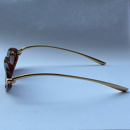 Golden Arc Cat-Eye Sunglasses