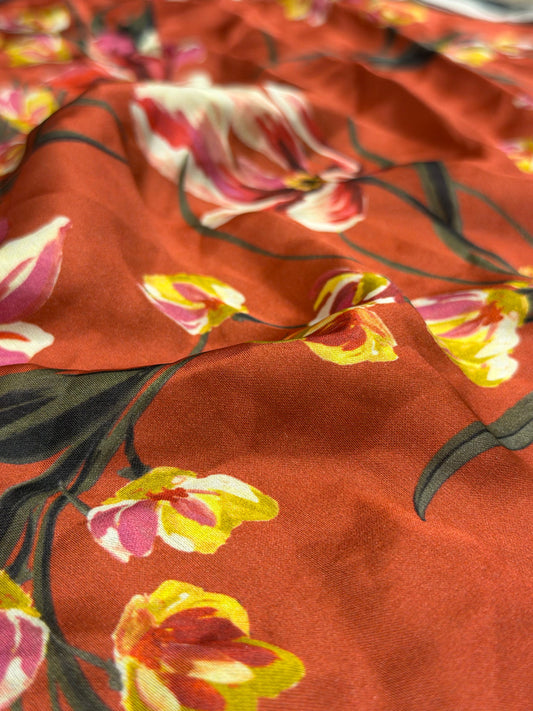 The Scarlet Bloom Scarf