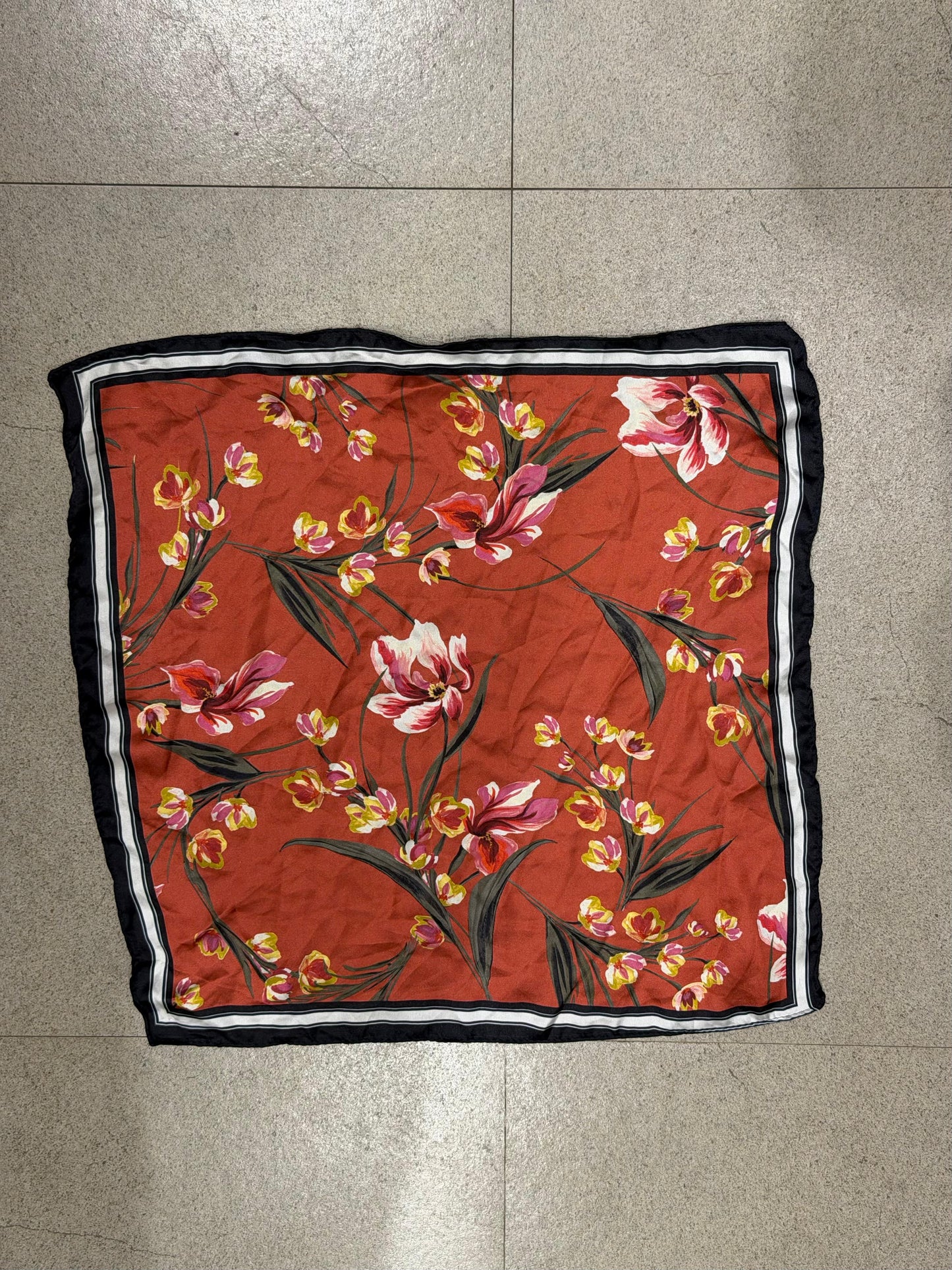 The Scarlet Bloom Scarf