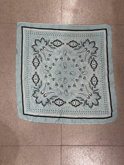 SKY BLOOM BANDANA SCARF