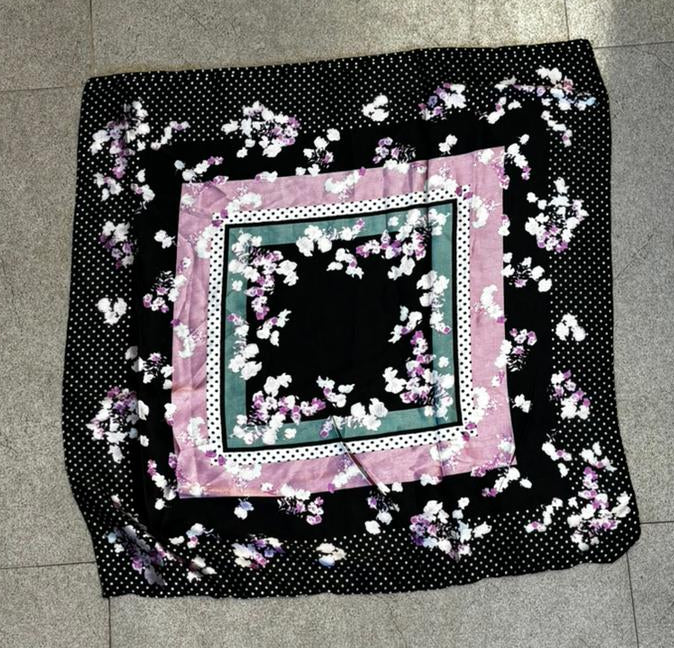 MOONLIT FLORAL SCARF