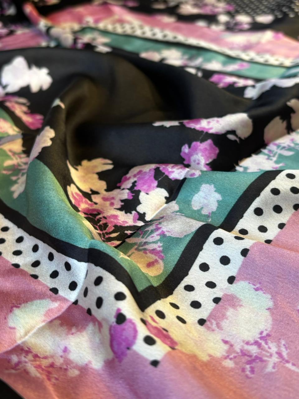 MOONLIT FLORAL SCARF