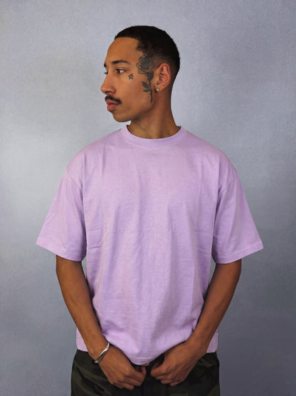 ESCAPE LILAC BOXY FIT TEE
