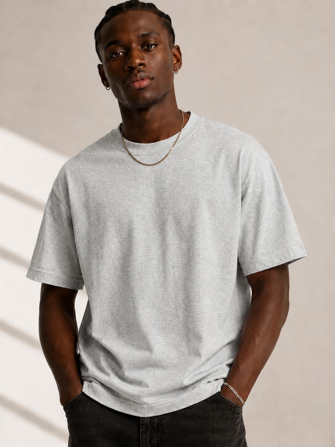 ESCAPE ESSENTIAL GREYBOXY TEE