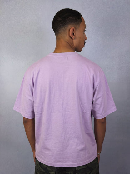 ESCAPE LILAC BOXY FIT TEE