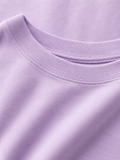 ESCAPE LILAC BOXY FIT TEE