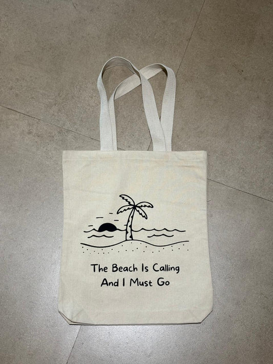 “The Beach Is Calling” Tote