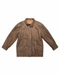 Brown Leather Jacket – front view