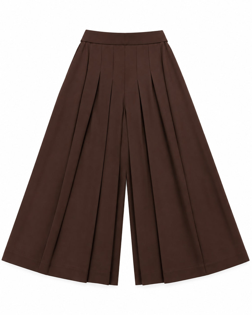 Brown Pleated Pants – back view