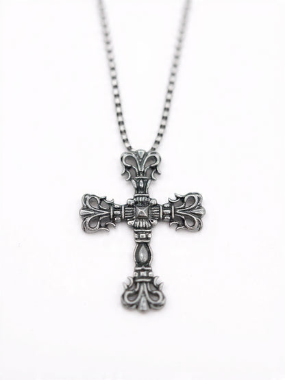 Ornate Gothic Cross Necklace