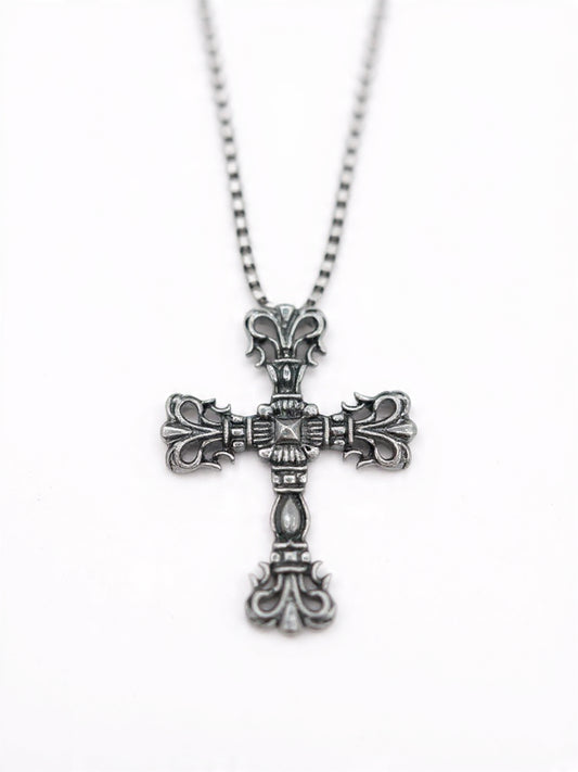 Ornate Gothic Cross Necklace