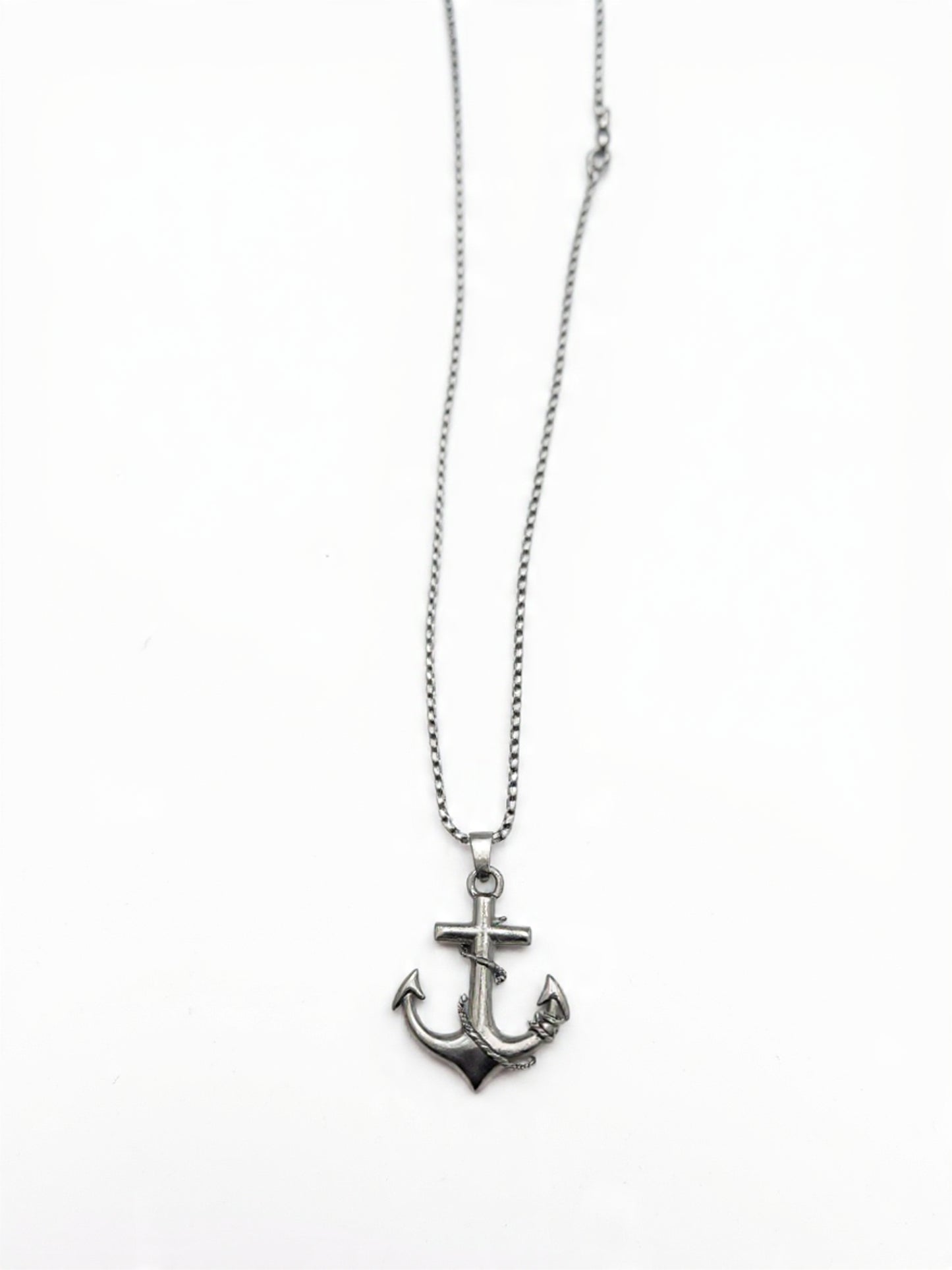 Anchor Cross Pendant Necklace