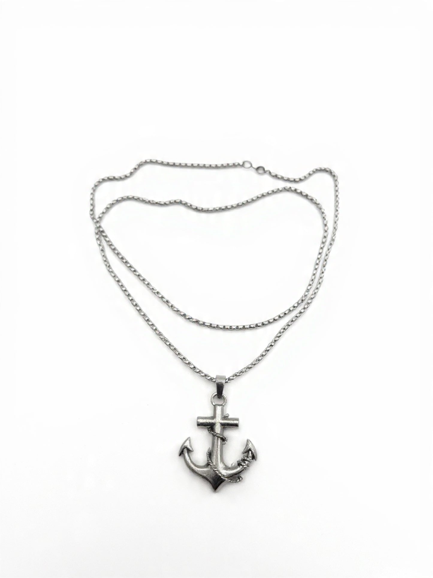 Anchor Cross Pendant Necklace