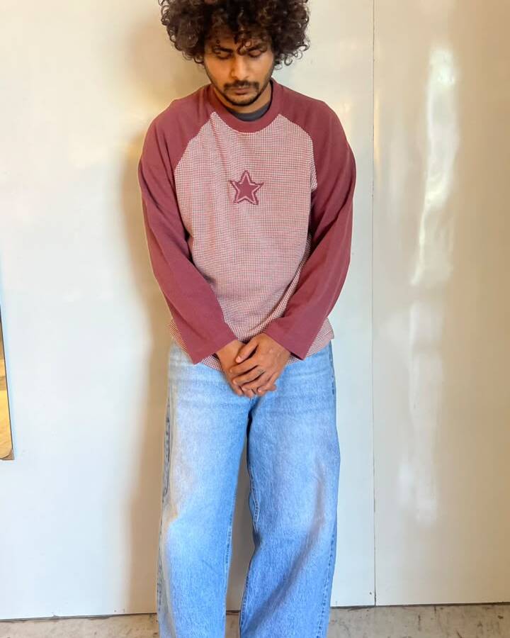 Allstar - Burgundy Waffle